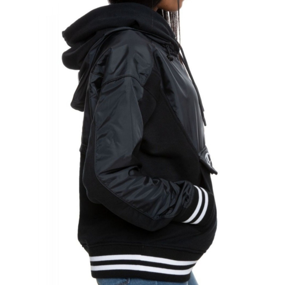 Champion sideline Black half zip hoodie with pockets